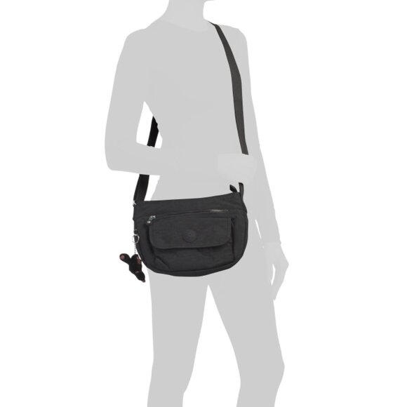 KIPLING Black Tonal Syro Crossbody - Picture 2 of 2